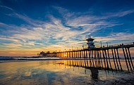 Sunset at Huntington Beach Pier